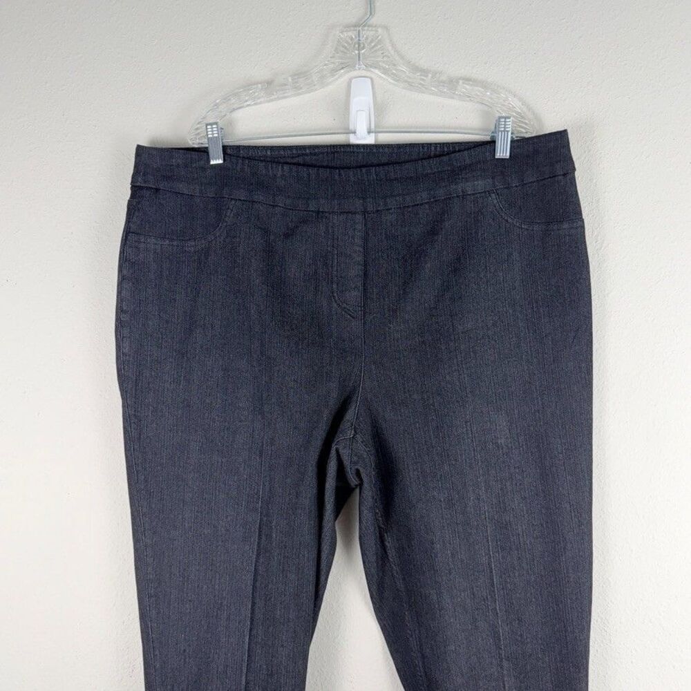 Soft Surroundings Ankle Trousers 2X Pull On Career Quiet Luxury Pants High Rise - Picture 2 of 6